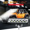 Luz de trabajo LED para coche 12V-24V 6 pulgadas forma de uno 6LED 18W luz modificada foco de ingeniería todoterreno