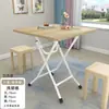 Mesa dobrável, mesa de jantar dobrável, mesa de jantar doméstica simples, mesa pequena para apartamentos de aluguel, montagem de barraca, mesa de jantar minimalista para apartamento pequeno