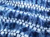 Artesanías Étnicas, Telas Tejidas a Mano Tie-Dye, Teñido Azul a Base de Plantas, Hecho a Mano 1.0m