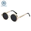 Defeng 58028 Gafas de sol de primavera retro punk europeas y americanas para hombre, montura redonda, gafas de sol hip hop para mujer, transfronterizo