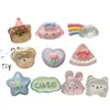 Estrella Transparente Nube Oso Accesorios de Resina DIY Funda para Teléfono Móvil Cabeza de Pegamento de Crema Tocado Caja de Almacenamiento para Taza de Agua Parche