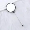 Nuevo Espejo de Mano Portátil Mini de Alta Definición para Bricolaje Espejo de Mano Espejo Pequeño con Cuentas Mango Lindo de Mano Listo para Entrega