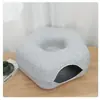 Nido para Gatos de Fieltro Túnel Donut Nido para Gatos Primavera, Verano, Otoño e Invierno Nido para Gatos de Cuatro Estaciones Semicerrado Desmontable Venta al por Mayor Transfronteriza