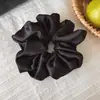 Anel de cabelo de seda mercerizada de simulação francesa, tipo "intestino grosso", elástico de cuidados com o cabelo, acessórios de cabelo, simples, senso de alta qualidade, corda de cabelo