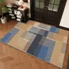 Felpudo de Entrada para Uso Doméstico, Felpudo de Bucle de Seda Estilo Americano para Vestíbulo, Antideslizante, Personalizable, Raspa la Suciedad, Fácil de Limpiar, Suministro Directo del Fabricante
