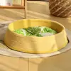 Nido de Gato de Ratán para Todas las Estaciones, Cálido en Invierno, Esterilla para que Duerman los Gatos, Rascador de Gato Tejido, Suministros para Gatos Todo en Uno