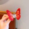 Tocado Hanfu para niñas, estilo antiguo, princesa roja, con borlas para el pelo, accesorios festivos para el pelo de Año Nuevo chino para niñas
