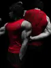 2025 Chaleco Bd Estilo Gótico Body Estampado Entrenamiento Deportivo Fitness Secado Rápido Transpirable Chaleco de Seda de Leche