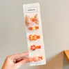 Pinzas para el pelo de bebé para niñas, no dañan el pelo, completamente cubiertas de tela, lindas pinzas de tela para flequillo, accesorios para el pelo de niños