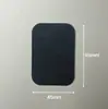 Suporte Magnético para Carro Novo, Discos Magnéticos Redondos e Quadrados Pintados de Preto, Acessórios Magnéticos Digitais para Capa de Celular