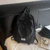 Mochila escolar coreana casual de gran capacidad para mujer, mochila de senderismo simple y moderna, mochila de viaje