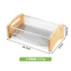 Estante de Acero Inoxidable para Almacenamiento de Platos para Uso Doméstico, Escurridor Multifuncional para Tazones y Palillos de Encimera, Estante de Almacenamiento para Gabinete de Cocina