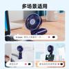Novo Modelo 2026 Mini Ventilador de Mão USB, Ventilador de Pescoço Vestível, Simples e Estiloso, Dobrável, Silencioso, para Uso em Mesa de Escritório e de Estudante