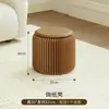 Taburete Plegable de Dieciocho Papeles para Cambiarse los Zapatos, Taburete Redondo, Taburete Pequeño para el Hogar, Banco, Apilable, Portátil, Popular Taburete Bajo para Niños