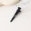 Nuevo clip negro simple pinza de pico de pato pinza para el pelo accesorios al por mayor pinza para el pelo hecha a mano DIY accesorios para pinzas de pelo accesorios para el pelo cabeza