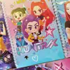 Cuaderno de Espiral A5 Labubu Dibujo Animado Labubu Aspecto de Alta Calidad Cuaderno 32K Estampado en Caliente Cuaderno Estudiante Páginas de Colores