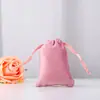Bolsas de veludo com cordão para joias no atacado do fabricante, bolsas de armazenamento de veludo macias e confortáveis, bolsas de flanela com cordão