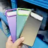 Funda Rígida Yuanqi Laser IMD Color Plata para Huawei NOVA 8SE, Funda de Teléfono IMD Color Plata Tres en Uno con Sensación de Piel