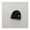 Coleção outono e inverno infantil estilo coreano: gorro de tricô liso e moderno com punho, chapéu de tricô unissex para meninos e meninas