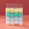 Pelota de juguete para mascotas, bola divertida para gatos, succiona gato, juguete para aliviar la congestión, pompón de algodón microelástico, suministros para gatos al por mayor