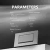 América do Sul Série 118K Painel de Aço Inoxidável Interruptor de Posição Única Placa Grande 10A 110~250V Interruptor de Parede