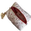 En stock bolsa de costura de algodón para cosméticos bolsa de almacenamiento de artículos de tocador de viaje transfronteriza popular pequeña bolsa de cosméticos de cereza