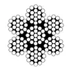 Cuerda de Acero Recubierta de PU Equipo de Fitness Cuerda para Tirar 5mm 6mm 7*19 Fábrica Punto Mayorista