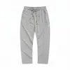 Calça Comprida Masculina Outono Nova Solta Reta Estilo Unissex Caimento Fluido Perna Larga Calça de Moletom Esportiva para Homens