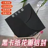 Envelopes Personalizados de Cartão Preto Espesso, Papel Especial de Alta Qualidade para Negócios com Logotipo em Estampagem Dourada, Produção de Porta-Cartões de Convite Promocional Corporativo