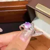 Produto de sucesso em live streaming no TikTok: Anel de fogo com corte de fogos de artifício de topázio e água-marinha para mulheres, design de alta qualidade com incrustação de diamante de alto carbono com corte marquise