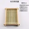 Cesta de produtos trançados de bambu artesanal produtos trançados de bambu decoração criativa casa pá de lixo bandeja pequena placa de bambu para casa redonda