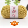Hilo de grosor medio, hilo de chenilla para ganchillo, ovillos de hilo DIY para manualidades hechas a mano, muñecas de ganchillo, hilo de tira de hielo, venta al por mayor desde el fabricante
