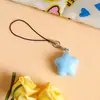 Cordón para Teléfono Móvil Estrella Gordita Ins Pequeño Fresco y Lindo Estrella de Cinco Puntas Colgante para Bolso DIY Corazón de Niña Pequeño Regalo