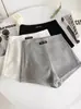 Estilo Delgado de Verano Chica Atractiva Pantalones Cortos Negros Estilo Coreano Pantalones Cortos Calientes de Deseo Puro Moda Versátil Pantalones Cortos Casuales Cintura Elástica Pantalones de Ciclismo