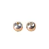 Cuentas sueltas de plata pura S990, cuentas de plata, cuentas pulidas, cuentas redondas, accesorios, cuentas espaciadoras, collar DIY, pulsera, materiales para joyería