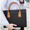 Bolso de mano para ordenador portátil de negocios para hombre, sencillo, de 15,6 pulgadas, con logotipo, venta al por mayor
