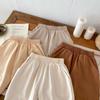 Pantalones de Color Sólido Estilo Coreano Bolsillo de Parche en la Rodilla para Bebé Pantalones Casuales Tejidos Pantalones de Moda Handsome para Niño Otoño Combinación Total