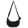 Bolsa de Dumpling Estilo Coreano Nicho Otoño Simple Bolso Cruzado de Alto Valor Gran Capacidad Bolso Cruzado de un Solo Hombro Modelo Nuevo