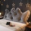 Cojín de cabecera coreano corona respaldo grande dormitorio doble red popular almohada estilo princesa respaldo de cama primera generación de pelo