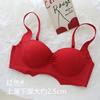 Rojo Suerte Año de Vida Rojo ropa interior niña pecho pequeño realce sexy sin aro sujetador de boda para novia traje