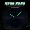 Reloj de Negocios Moderno Correa de Cuero Escala Simple Versátil Luminoso Alto Valor Moda Casual Reloj de Cuarzo para Hombres