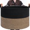 Fabricante Original Cesta de Almacenamiento de Cuerda Tejida Amazon Alta Resistencia y Alta Elasticidad Cesta de Lavandería Cuerda de Algodón Cesta para Ropa Sucia