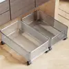 Estante de Almacenamiento para Baño, Cesta Móvil para Ropa Sucia debajo del Lavabo, Estante de Almacenamiento para Detergente de Lavandería debajo del Gabinete del Baño