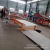 Máquina Automática Dupla Face para Adesivo em Painel de Densidade Máquina de Folheado de Madeira Dupla Face sem Pintura para Móveis Máquina de Adesivo Plano de Folheado Duplo de Madeira Vermelho Carmim