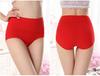 Calzoncillos de algodón 95 % para mujer, ropa interior de algodón, cintura alta, color liso, ajustados.