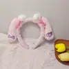 Diadema de Felpa de Dibujos Animados Sanrio, Diadema Linda de Moño, Vestido de Princesa, Para Lavado de Cara, Pasador para Foto, Tocado para Mujer