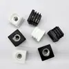 Tubo cuadrado M8 * 20 tapón de tuerca pie regulable M6 pie regulable de plástico accesorios para muebles pie tapón cuadrado tapón tapón de pie regulable