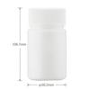 Cápsula Blanca Puntiaguda Botella de Producto Sólido para el Cuidado de la Salud Botella PET Vacía Tapa de Rosca Botella de Plástico Transparente Botella de Embalaje Venta al por Mayor