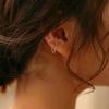 Pendientes con borlas y cadena estilo retro francés para mujer, sencillos, elegantes, combinables, con personalidad, sin oreja, para mujer