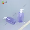 Frasco de shampoo 400ml frasco quadrado plano frasco pump para loção frasco para condicionador de cabelo PET frasco plástico